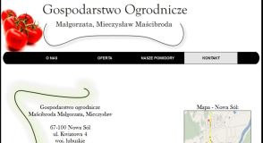 Strona internetowa dla Gospodarstwo Ogrodnicze